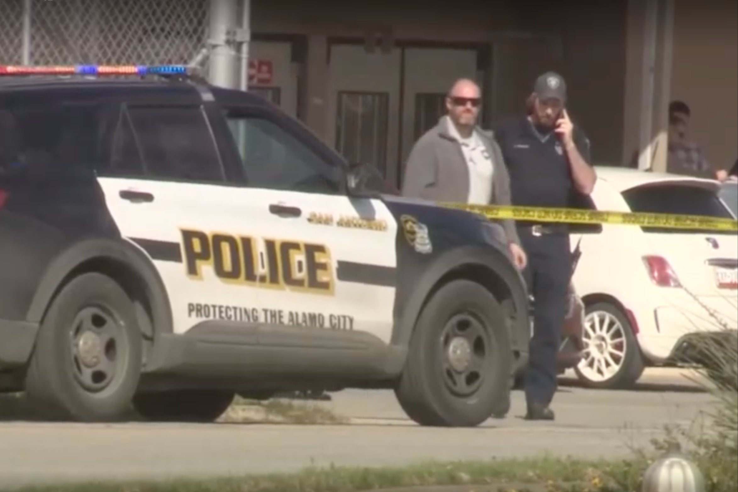 A man has died following a ‘love triangle’ shooting outside a post office in Texas