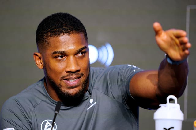 Anthony Joshua was not impressed by Tyson Fury’s recent outing (Zac Goodwin/PA)