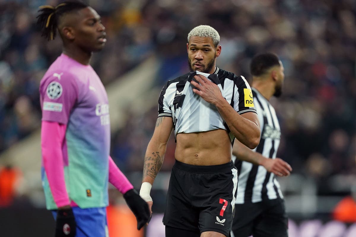 Newcastle crash out of Europe after home defeat to AC Milan