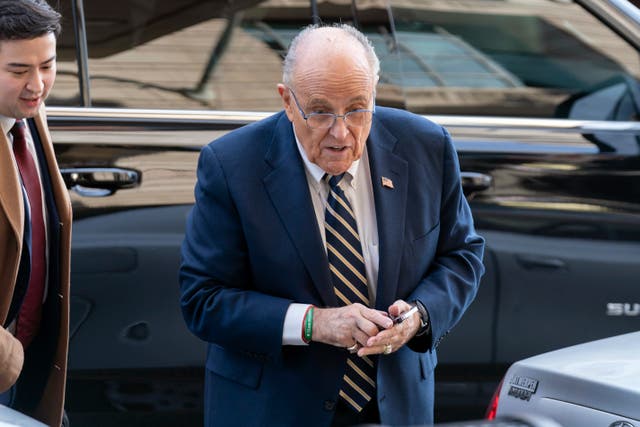 <p>Former New York Mayor Rudy Giuliani responded to a Daily Show clip celebrating ‘the end of Rudy Giuliani’ </p>