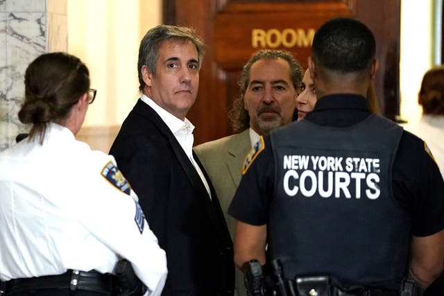 <p>Donald Trump’s former attorney Michael Cohen at former president’s fraud trial in New York</p>