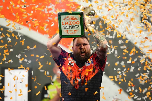 Michael Smith is targeting another World Championship win (Zac Goodwin/PA)