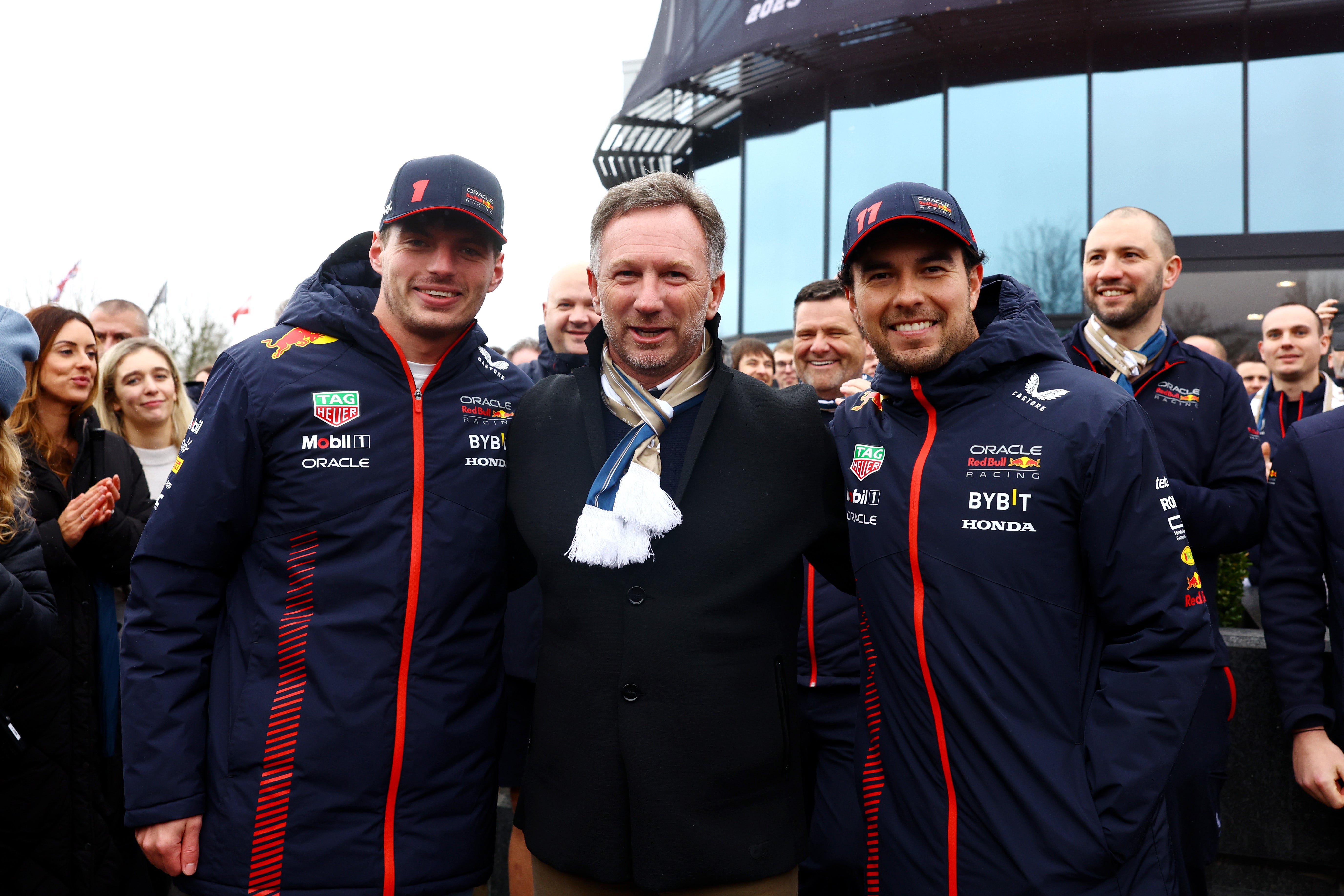 Christian Horner was speaking at a homecoming parade for Red Bull’s title success at their HQ in Milton Keynes