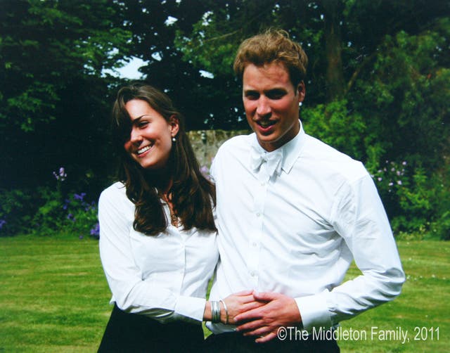 <p>Kate and William at their University of St Andrews graduation </p>