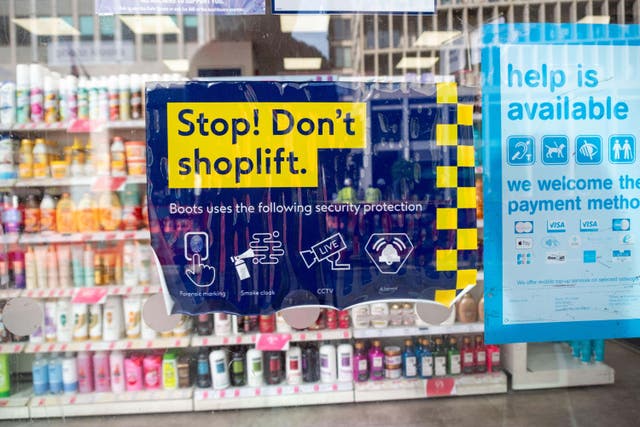 <p>The Federation of Small Businesses found that organised shoplifting is among the most common crimes against small firms (Alamy/PA)</p>