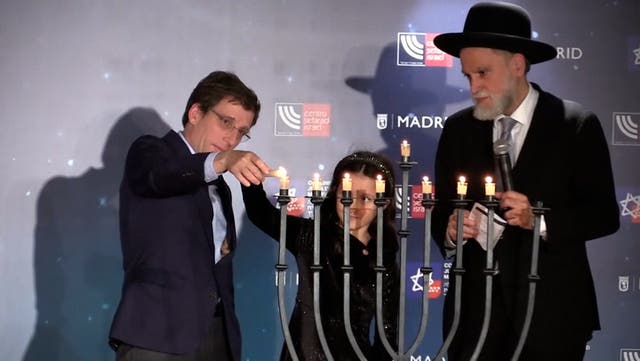 <p>Hanukkah celebrations in Spain moved indoors after security concerns</p>