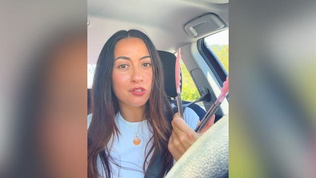 <p>Woman reveals why she uses kitchen tongs in viral TikTok driving hack.</p>