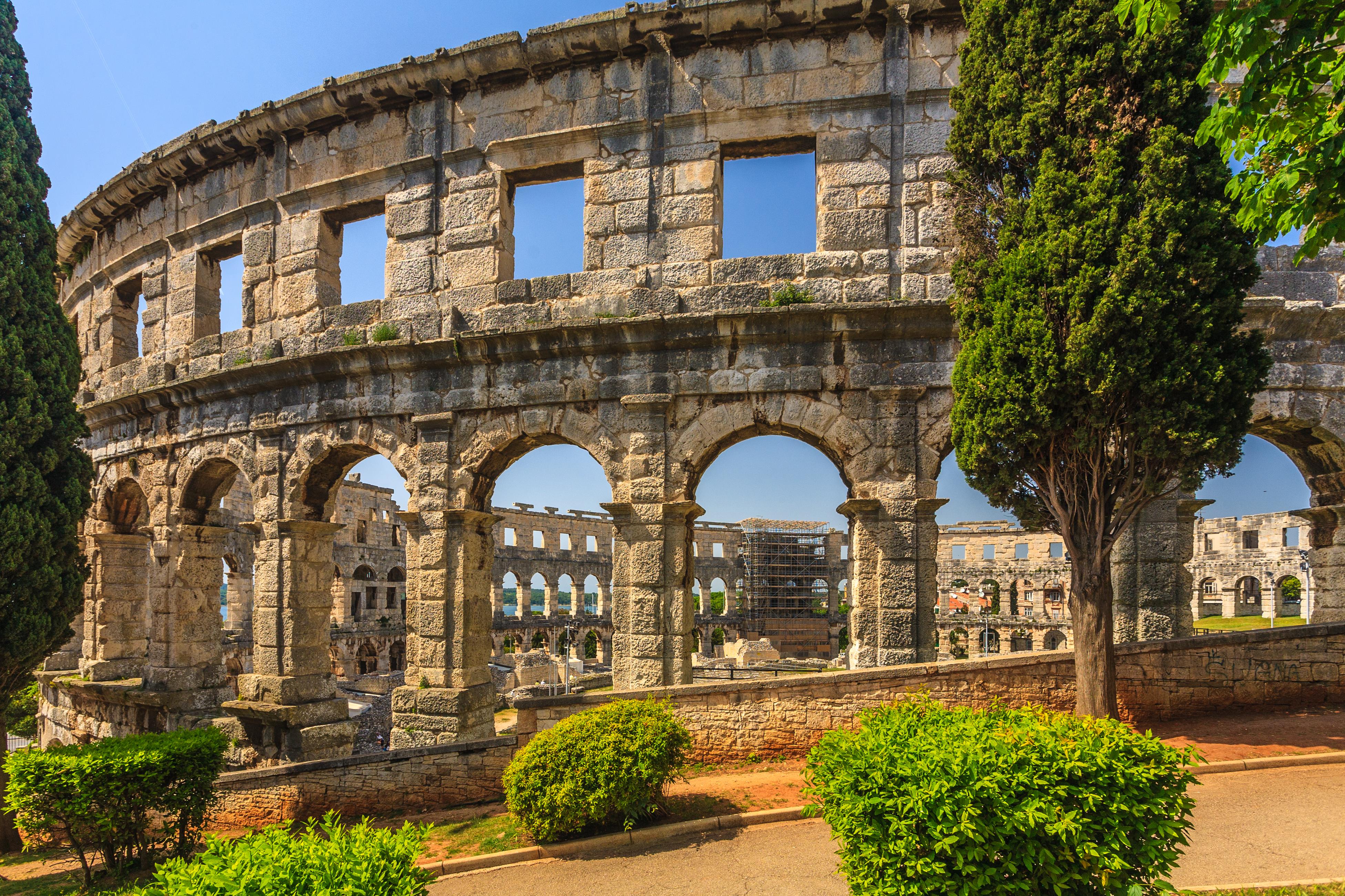 Enjoy music from classical to pop within the incredible ancient surrounds of Pula Arena