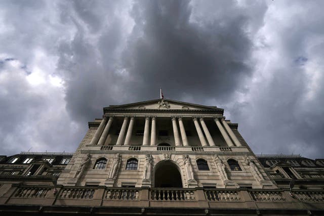 Bank of England monetary policy committee members voted over interest rates (Yui Mok/PA)