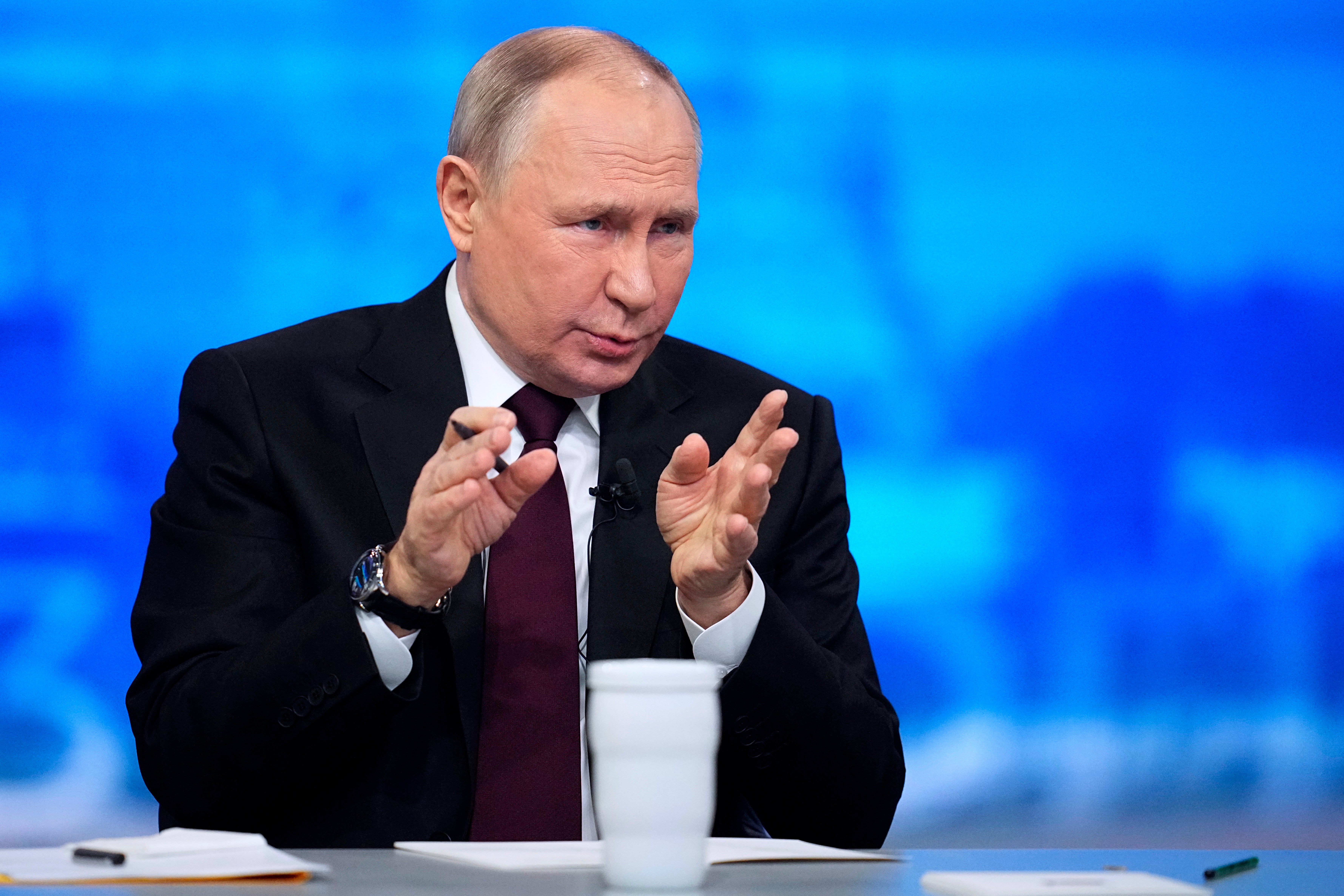 Russian President Vladimir Putin says he is in talks to free two US prisoners