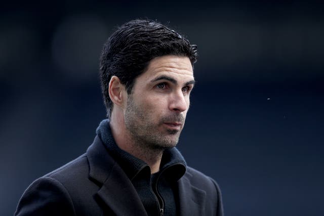 Mikel Arteta was unhappy with the standard of officiating in Arsenal’s loss at Newcastle (Lee Smith/PA)
