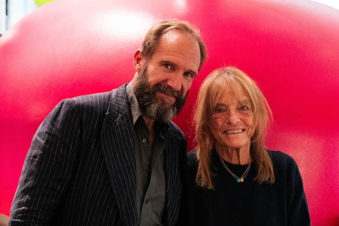Ralph Fiennes with Ruth Rogers