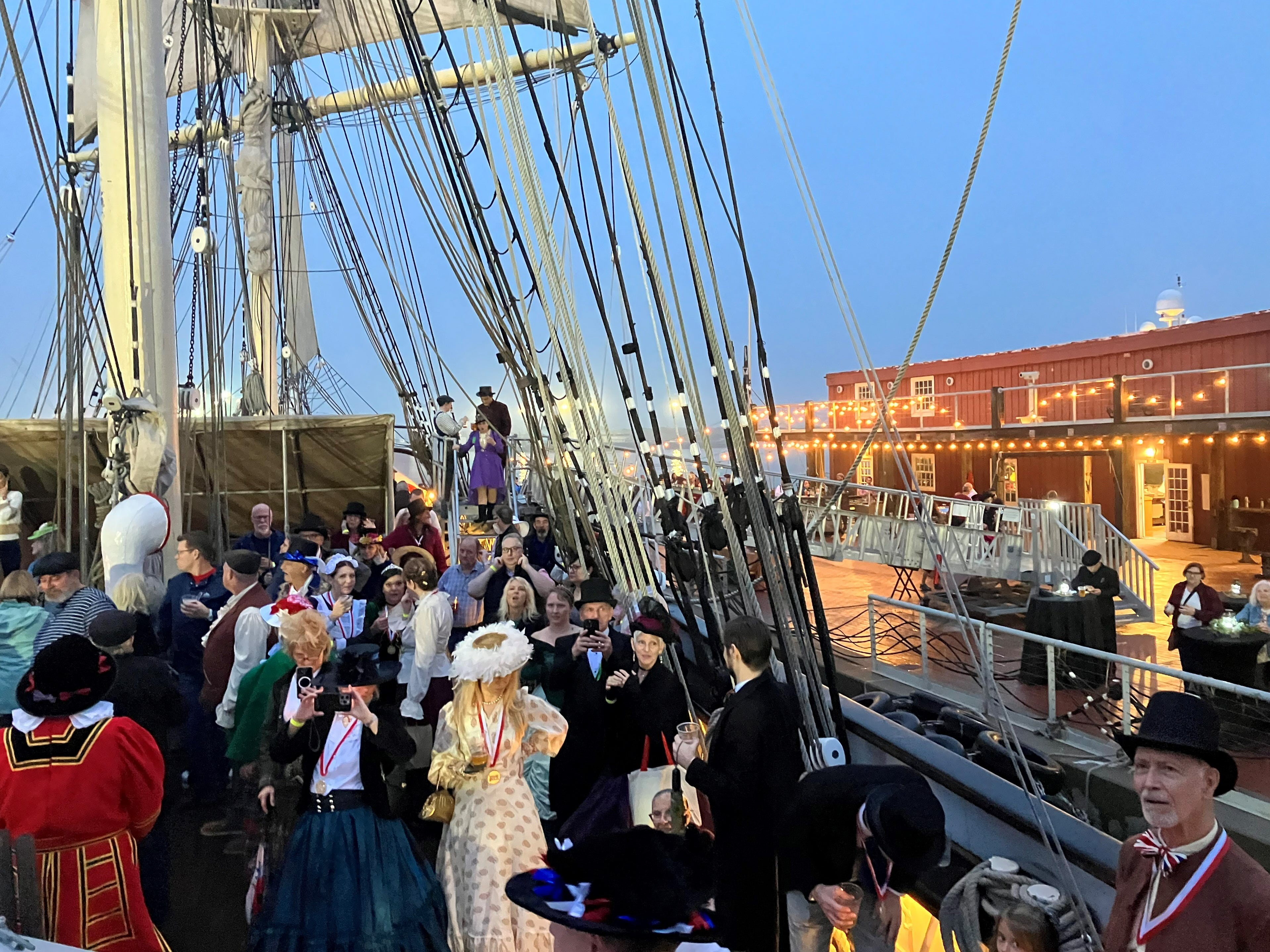 All aboard the tall ship Elissa, a restored three-masted barque