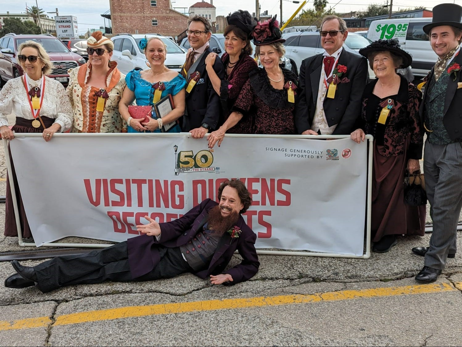 Lucinda (third from right) returned to the festival for the 13th time in 2023