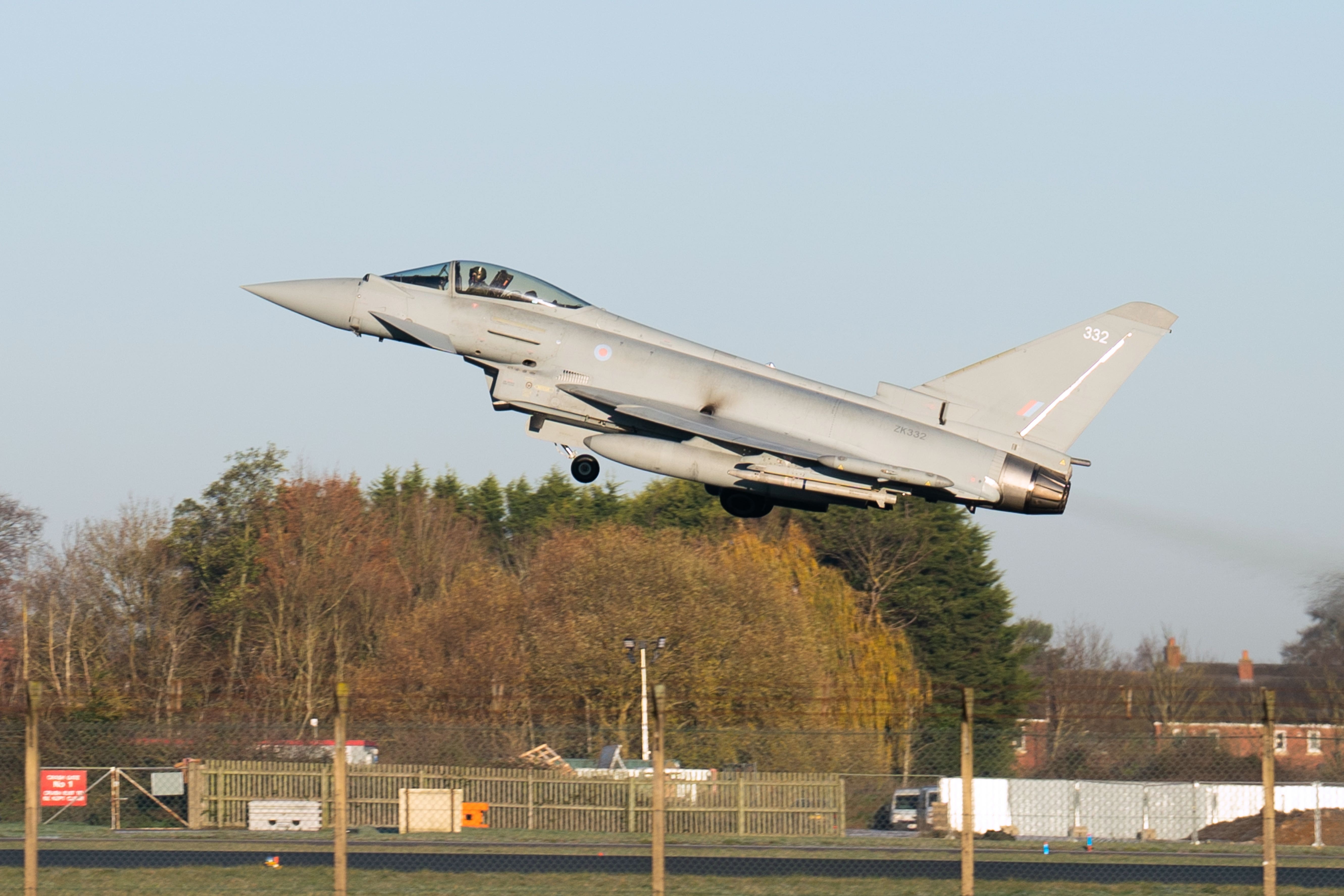 The Tempest is expected to replace the RAF Typhoon by 2035 (Joe Giddens/PA)