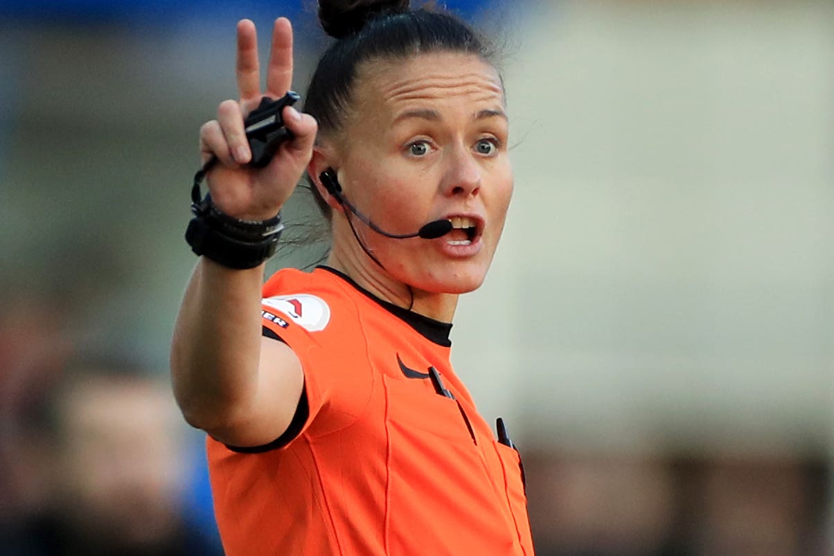 Rebecca Welch has already taken charge of men’s matches in the Championship and FA Cup (Bradley Collyer/PA)