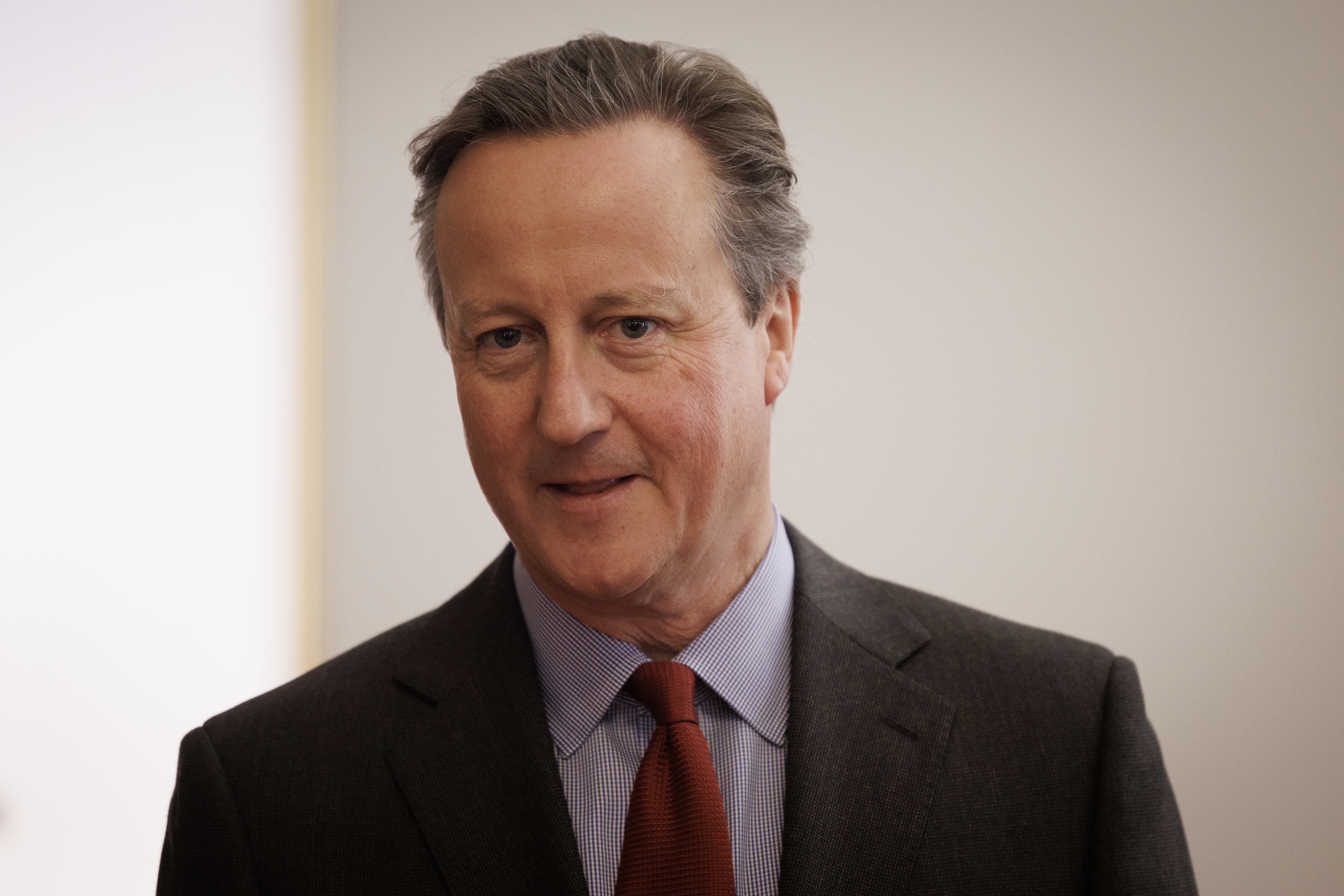 Lord Cameron said Britain wants a ceasefire in Gaza, “but only if it is sustainable”