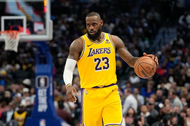 Los Angeles Lakers forward LeBron James could feature at the 2024 Olympics (LM Otero/AP)