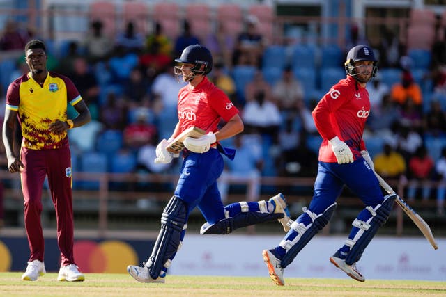England suffered a 10-run defeat to West Indies on Thursday (Ricardo Mazalan/AP)