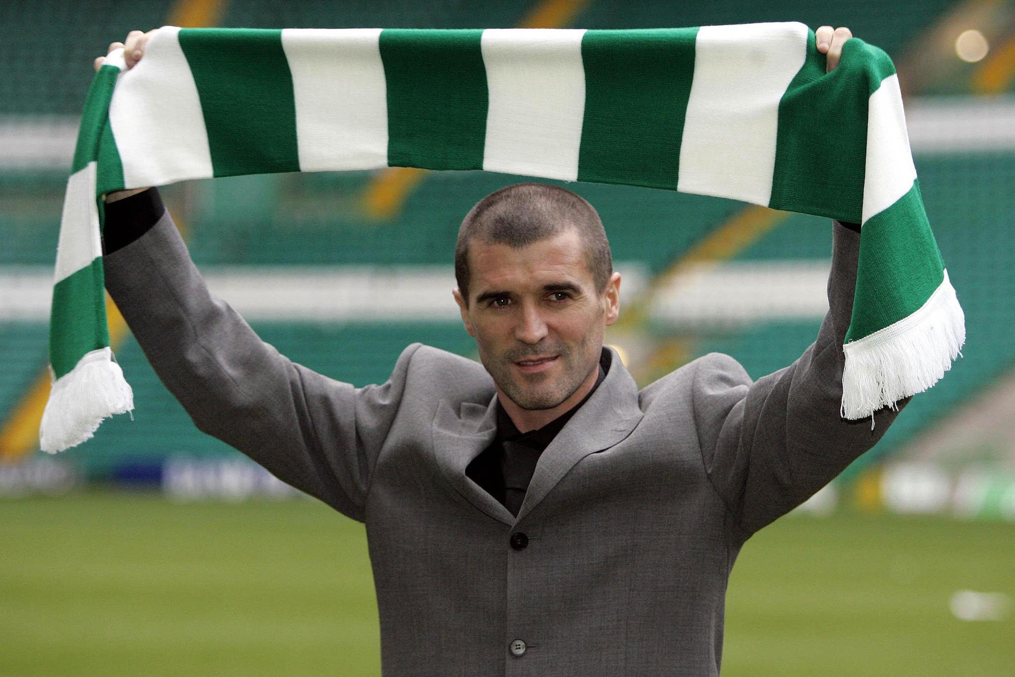 Roy Keane signed for boyhood club Celtic on this day in 2005 (Andrew Milligan/PA)