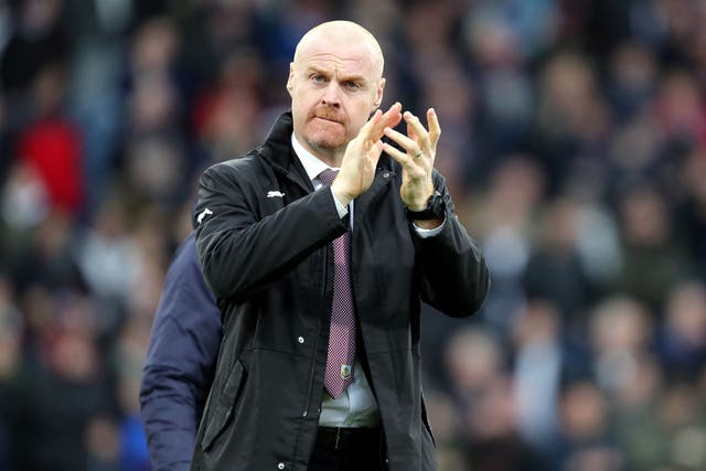 Sean Dyche is likely to get a warm welcome as he returns to Burnley on Saturday (Richard Sellers/PA)