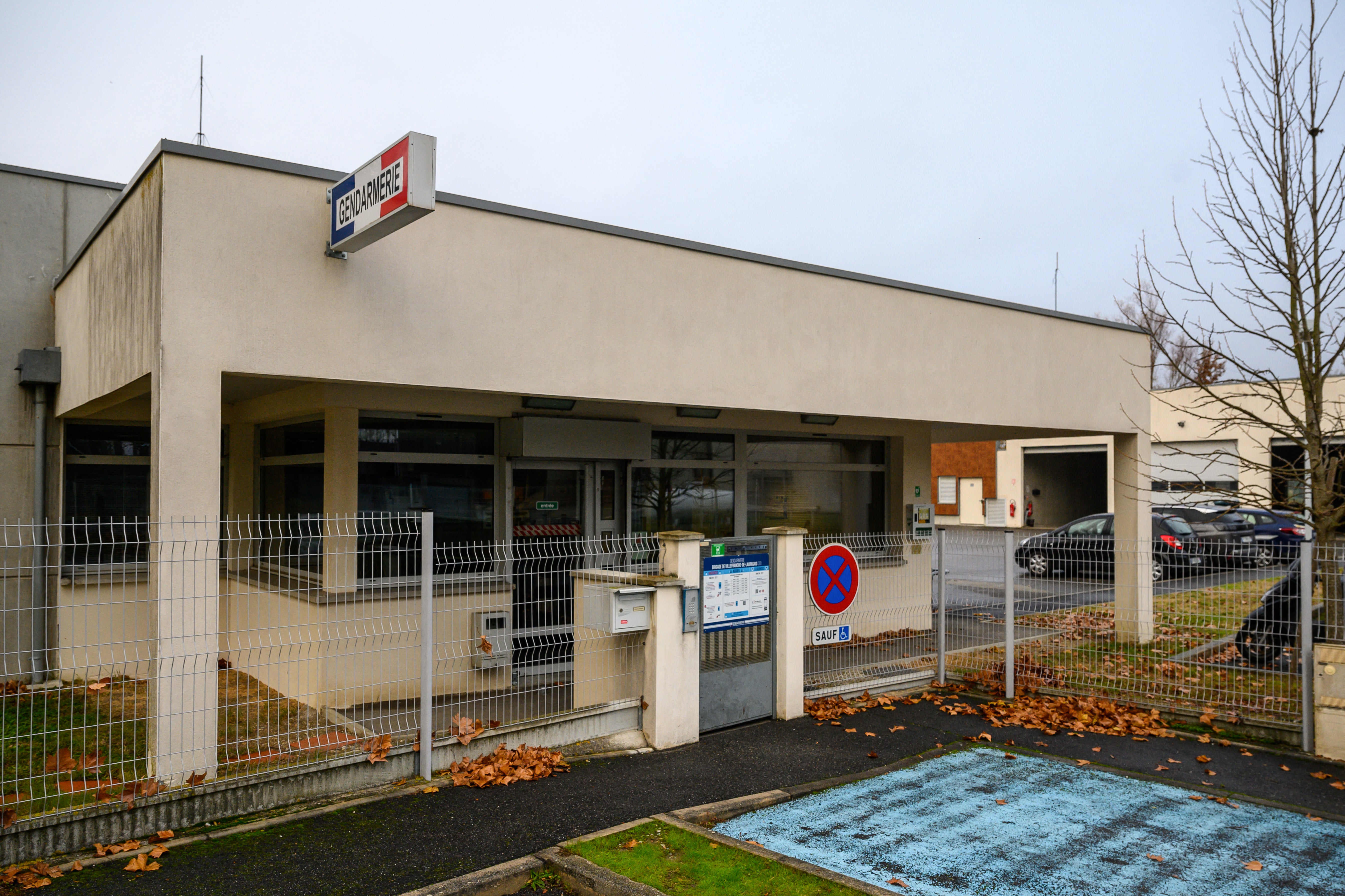 The Villefranche-de-Lauragais gendarmerie, where Alex was identified by police