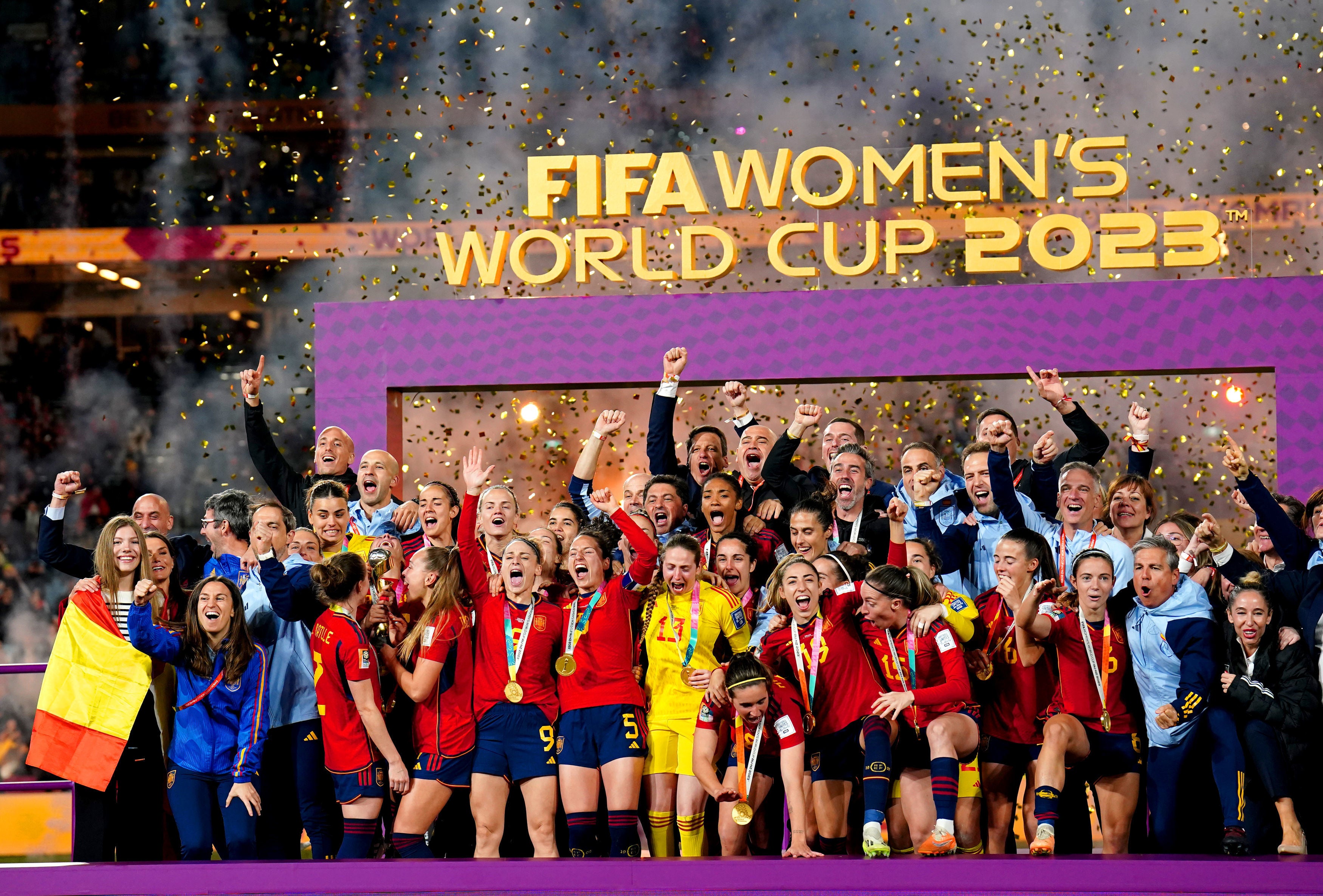 Spain won the World Cup during a tournament held in New Zealand and Australia