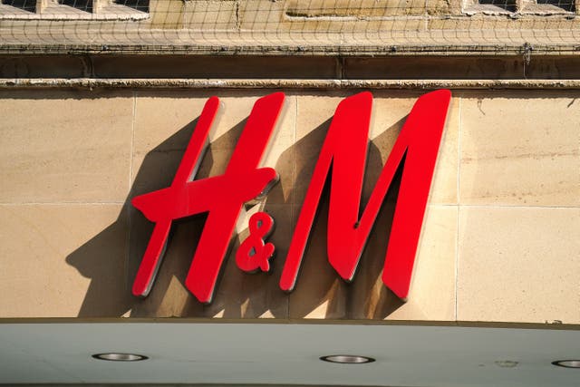 H&M Group has reported stagnant sales in recent months (Mike Egerton/PA)