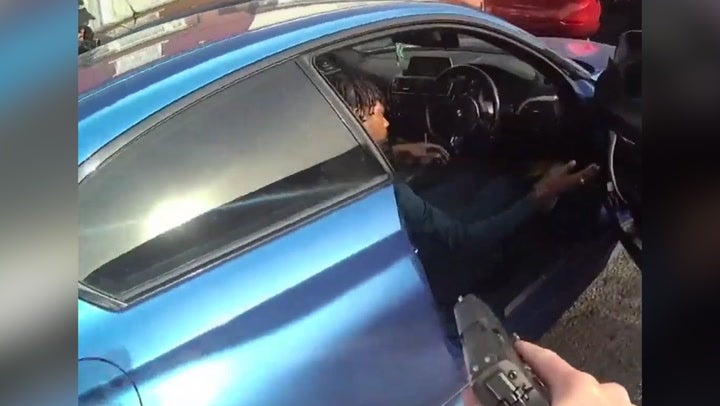 <p>Children shot by stray bullets near playground during gang drive-by shooting.</p>