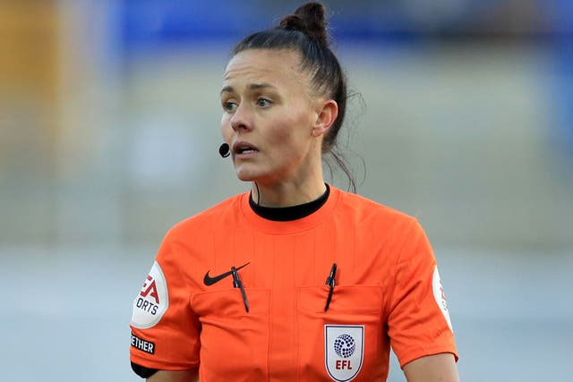 Rebecca Welch’s historic appointment to referee a Premier League game has been welcomed by Newcastle manager Eddie Howe (Bradley Collyer/PA)