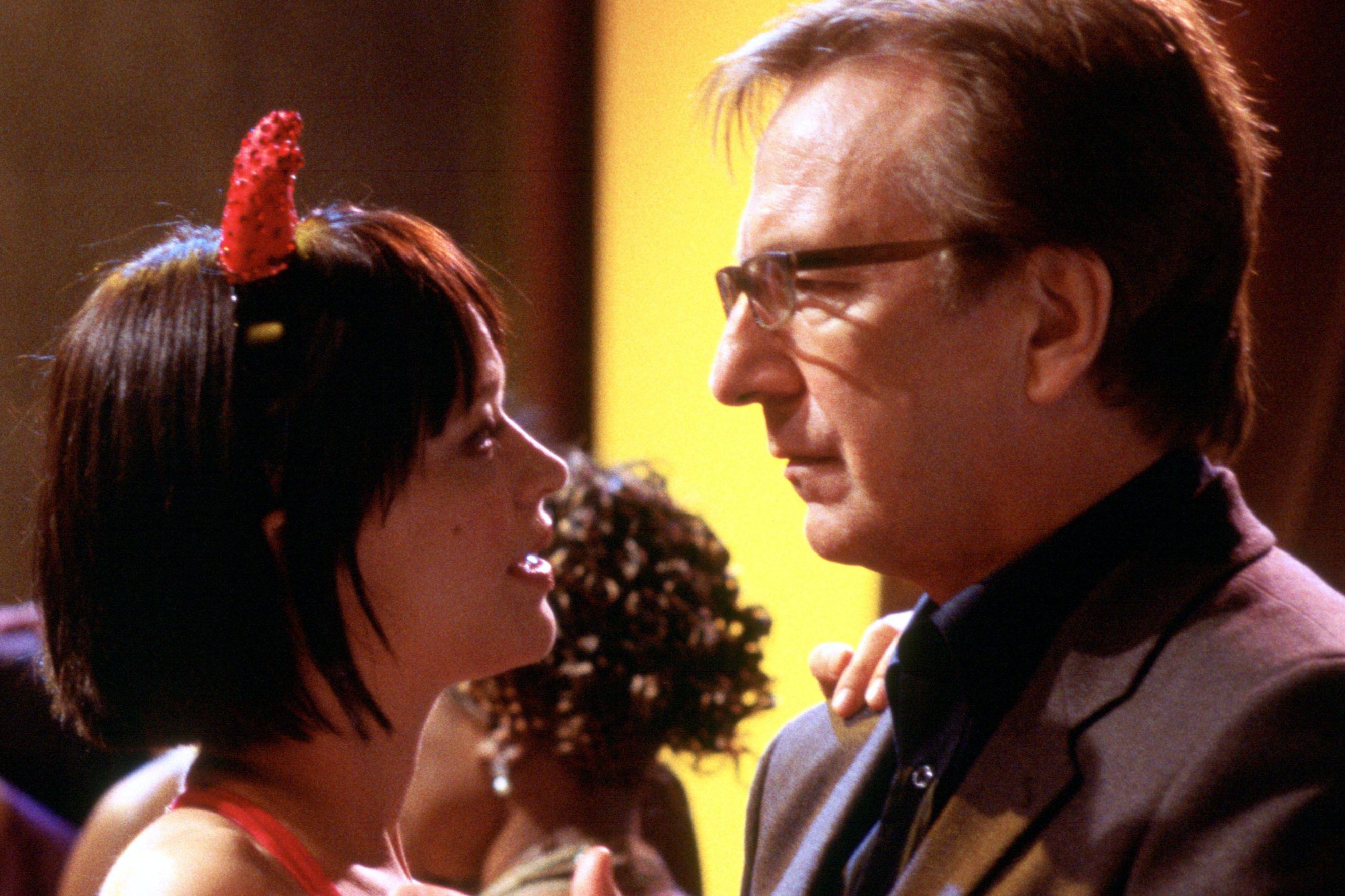 Heike Makatsch and Alan Rickman strike up an office affair in Richard Curtis’s festive classic ‘Love Actually’