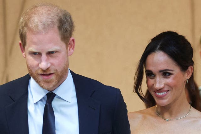 <p>Prince Harry and Meghan Markle could see their charity foundation suspended as it was found “delinquent” for failing to pay fees</p>