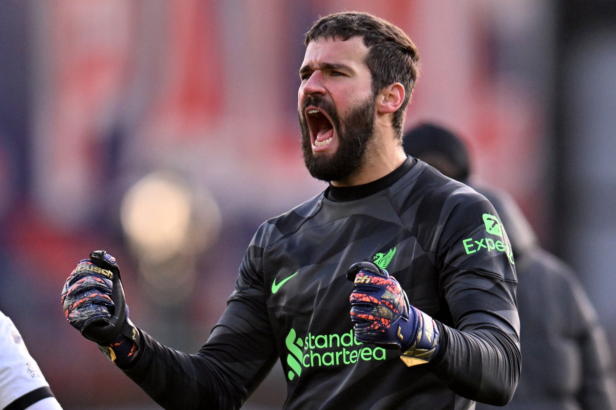 Alisson: ‘I would try to set my teammates on fire’ if Liverpool lost 7-0