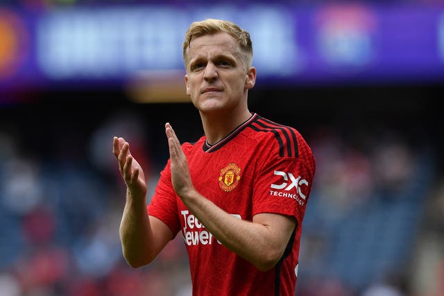 <p>Donny van de Beek is set for a move away from Old Trafford in January</p>