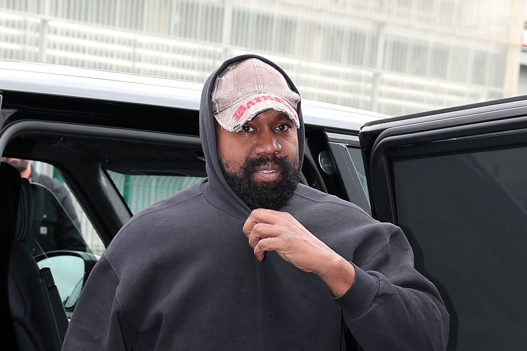 Kanye West attends the Balenciaga Womenswear Spring/Summer 2023 show as part of Paris Fasion Week