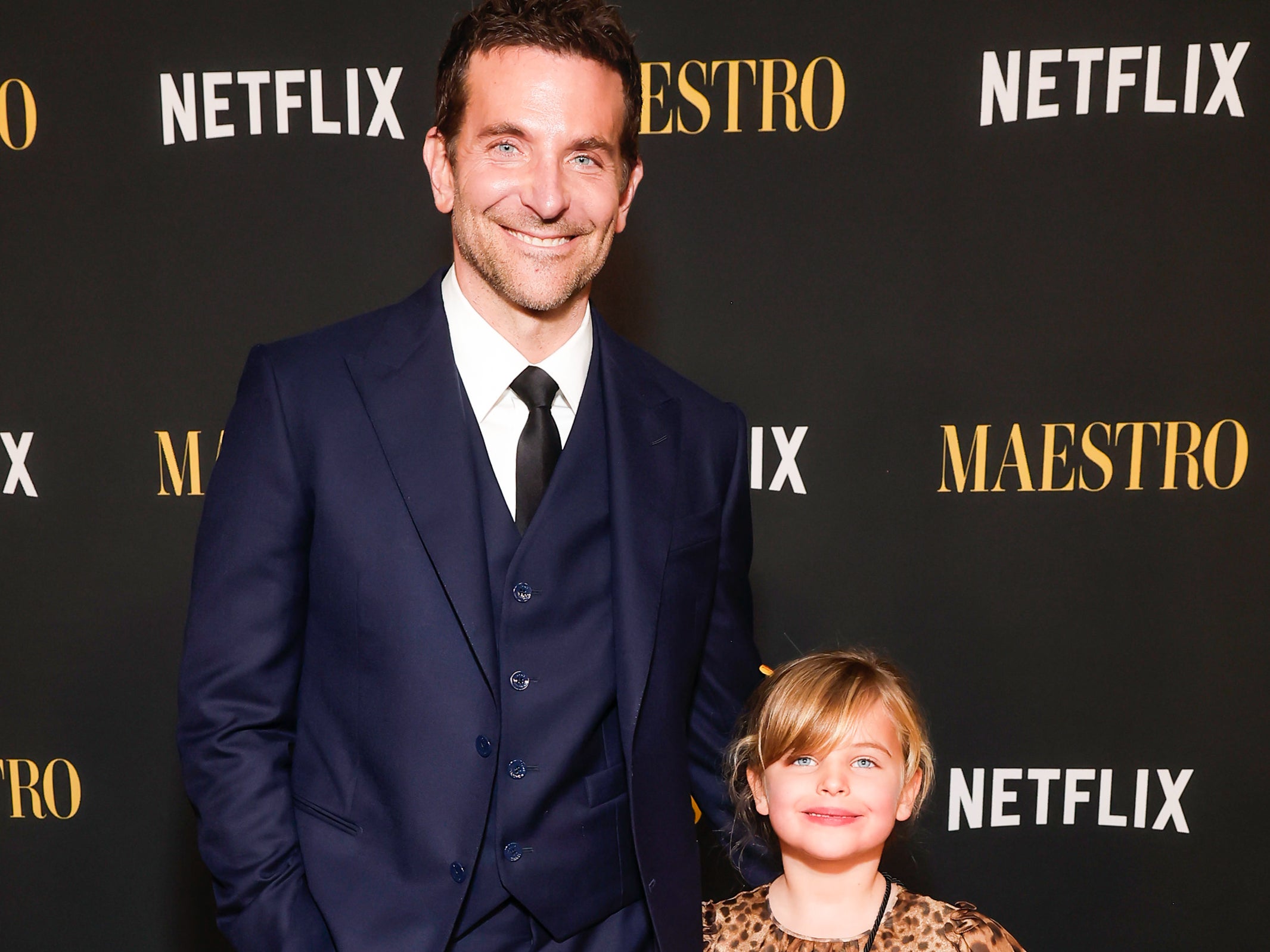 Bradley cooper with his daughter, six