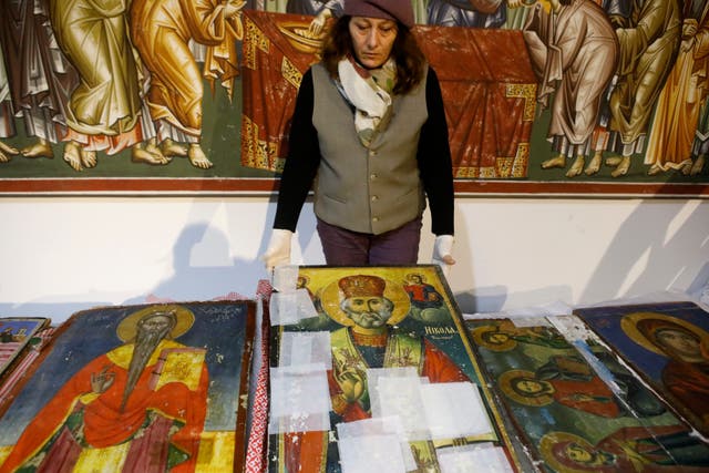 North Macedonia Albania Stolen Icons