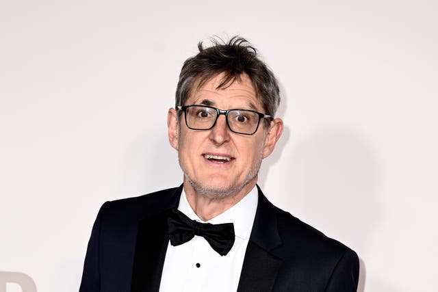 <p>Louis Theroux arrives at the GQ Men Of The Year Awards 2023 at The Royal Opera House on 15 November 2023 in London, England. </p>