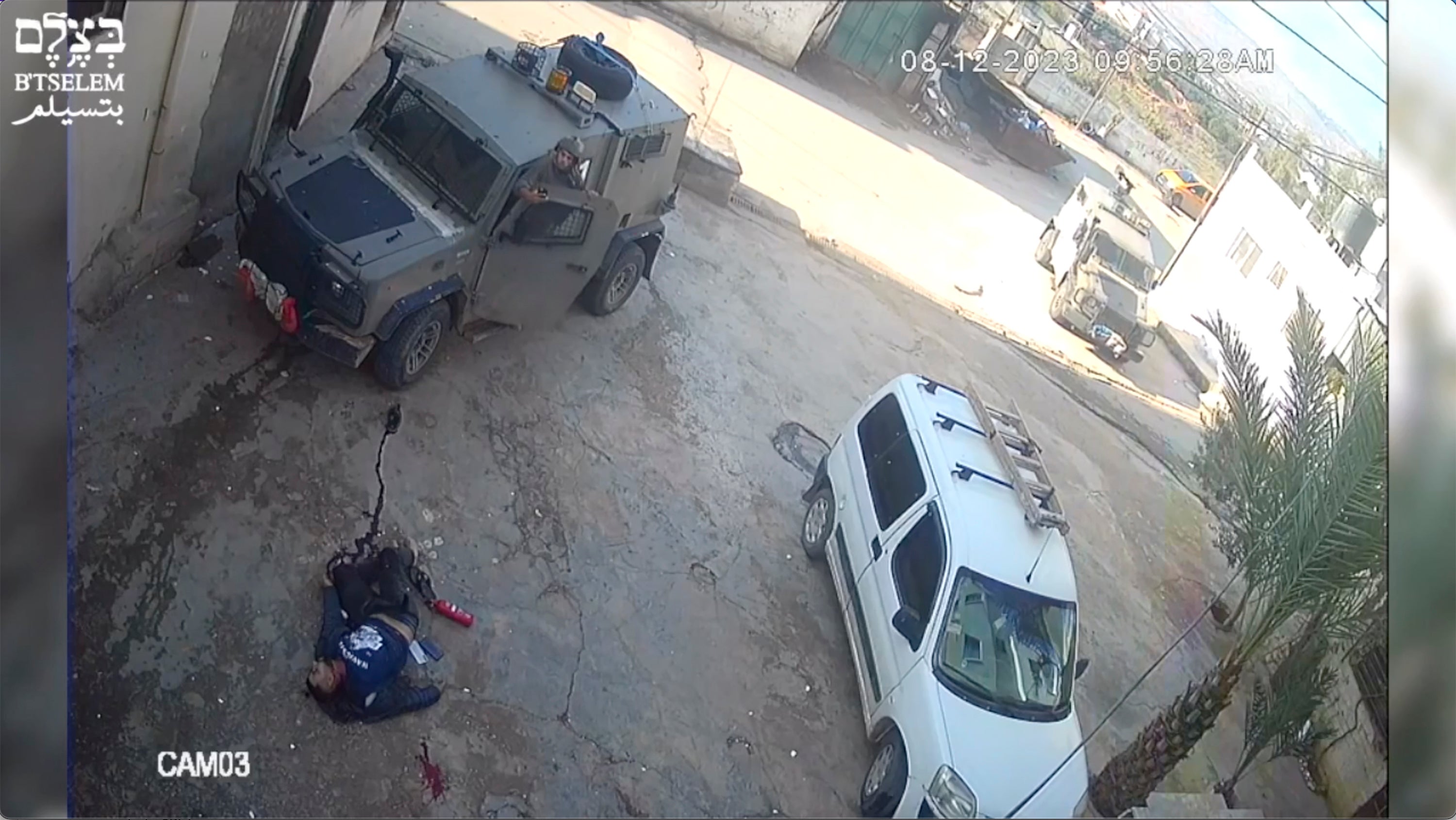 Israel Palestinians Shot