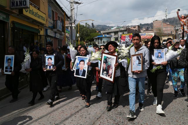 APTOPIX PERÚ-PROTESTAS RITOS