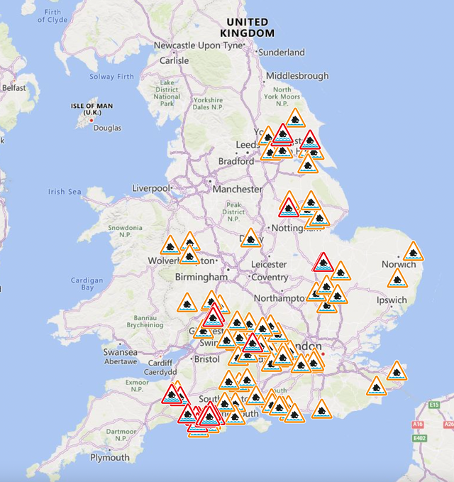 Met Office reveals when and where heavy rain in expected as ‘danger to ...