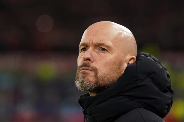 Erik ten Hag knows how difficult a test lies ahead for his side at Anfield (Martin Rickett/PA)