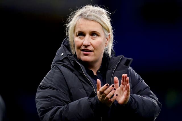 Emma Hayes knows her Chelsea side will face a stern test against lowly Bristol City (John Walton/PA)