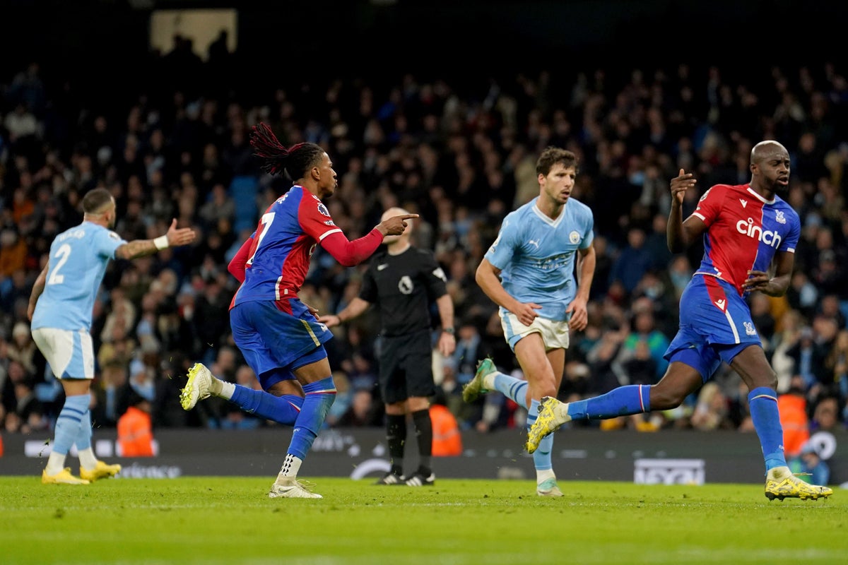 Man City pay penalty as Michael Olise secures dramatic draw for Crystal Palace