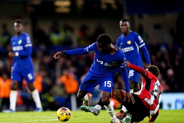 Nicolas Jackson scored as Chelsea defeated Sheffield United 2-0 at Stamford Bridge (John Walton/PA)