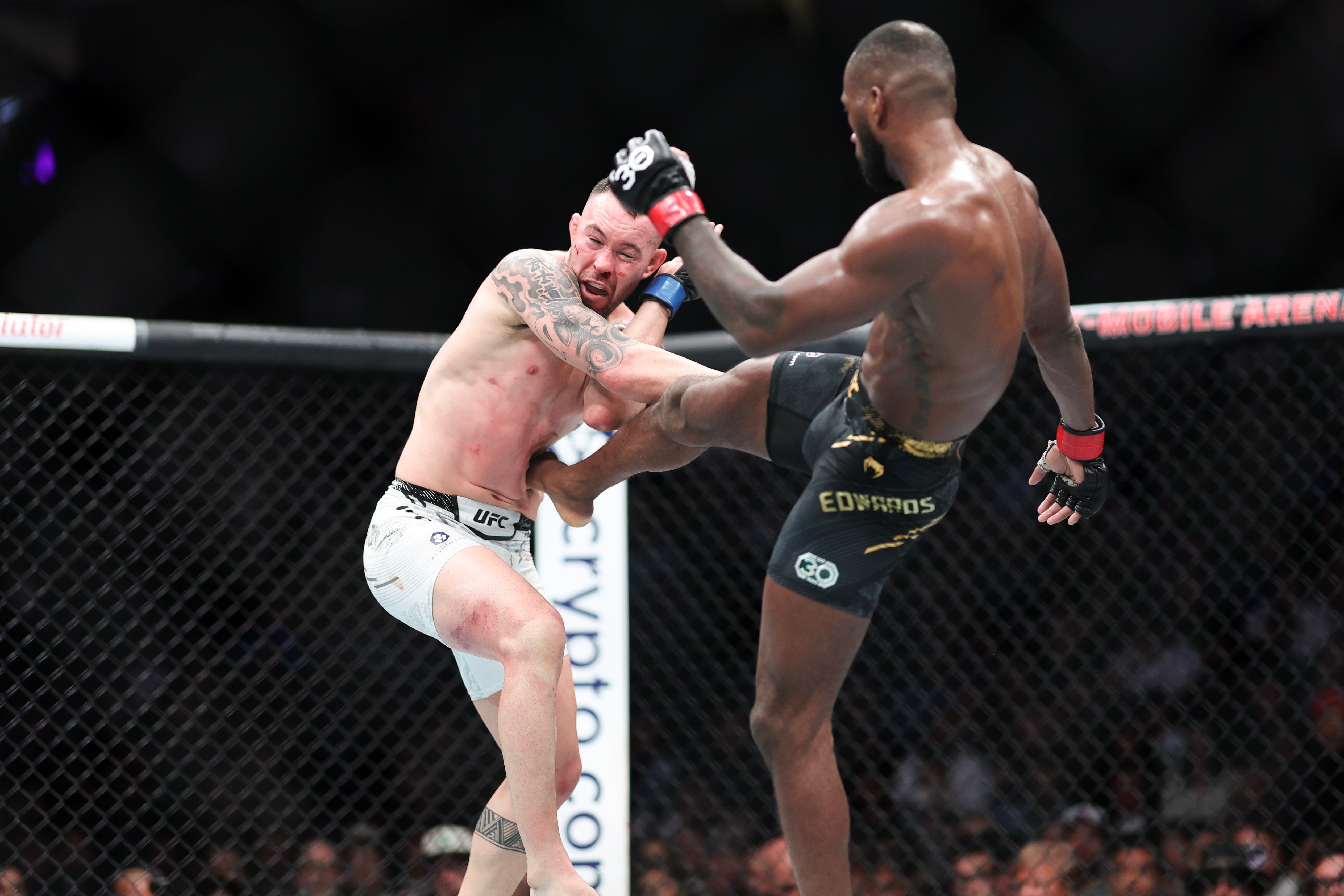 Covington failed to reclaim his welterweight title from Leon Edwards at UFC 296 in Las Vegas on 17 December