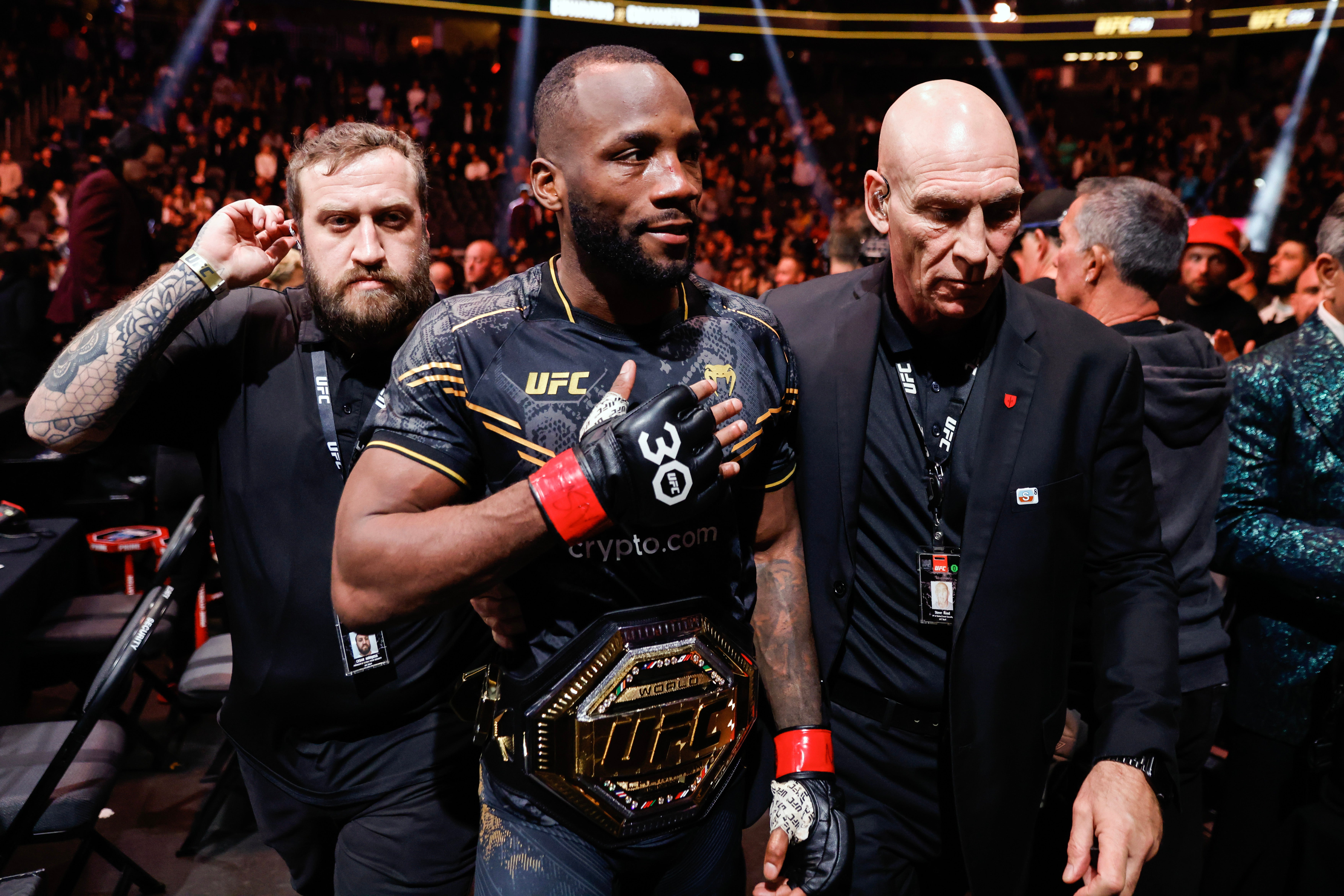 Leon Edwards has retained the UFC welterweight belt twice since winning it