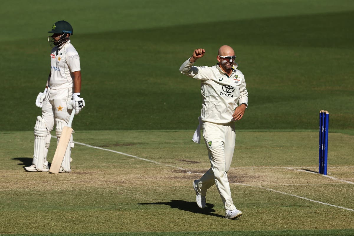 Nathan Lyon joins 500-wicket club during Australia&rsquo;s Test against Pakistan