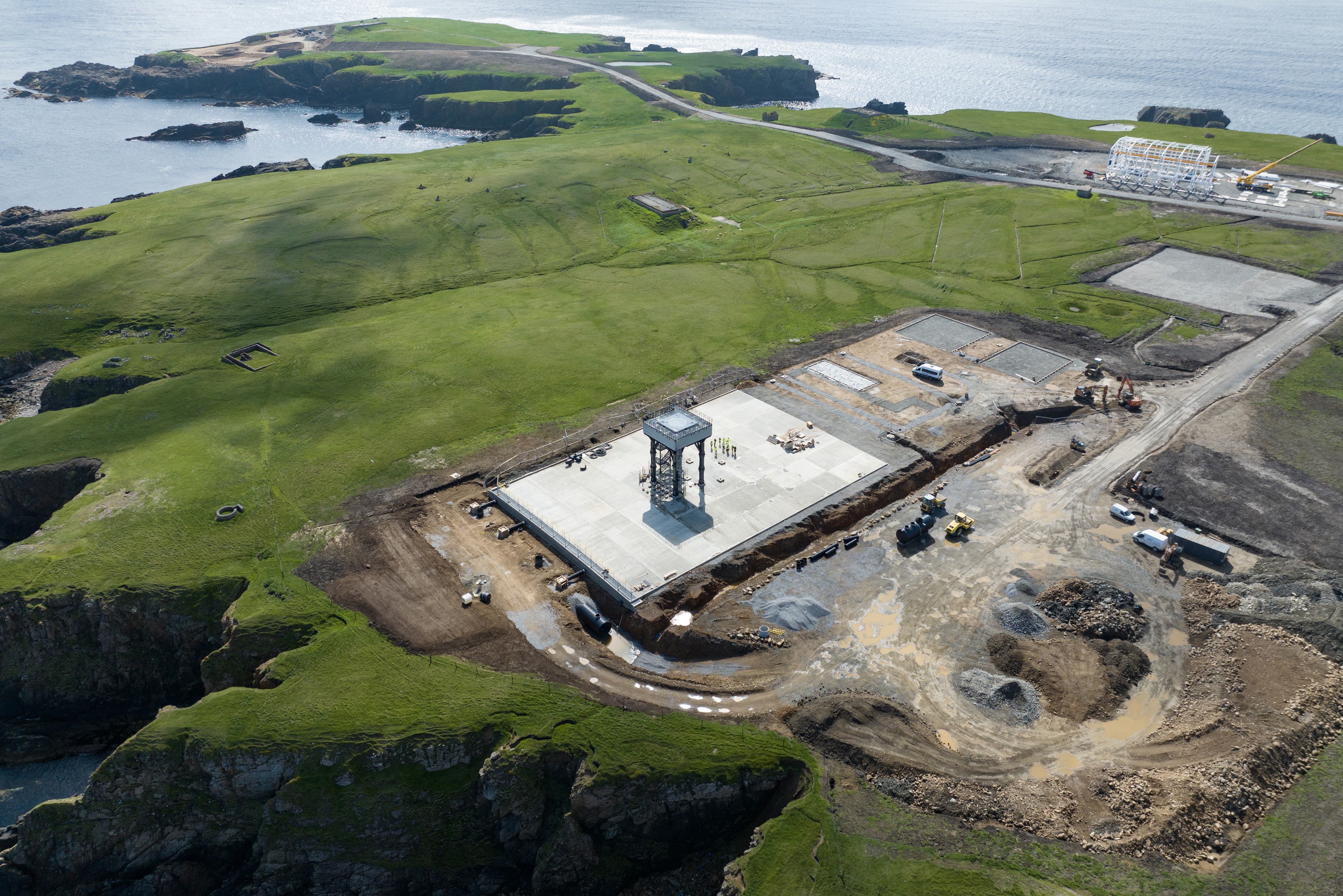 SaxaVord is on the northern tip of Unst (SaxaVord/PA)