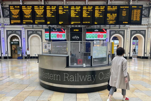 A Network Rail manager has resigned after passengers were left stranded for more than three hours near London Paddington earlier this month (PA)